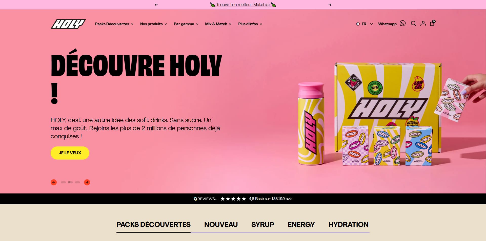 HOLY Code de réduction