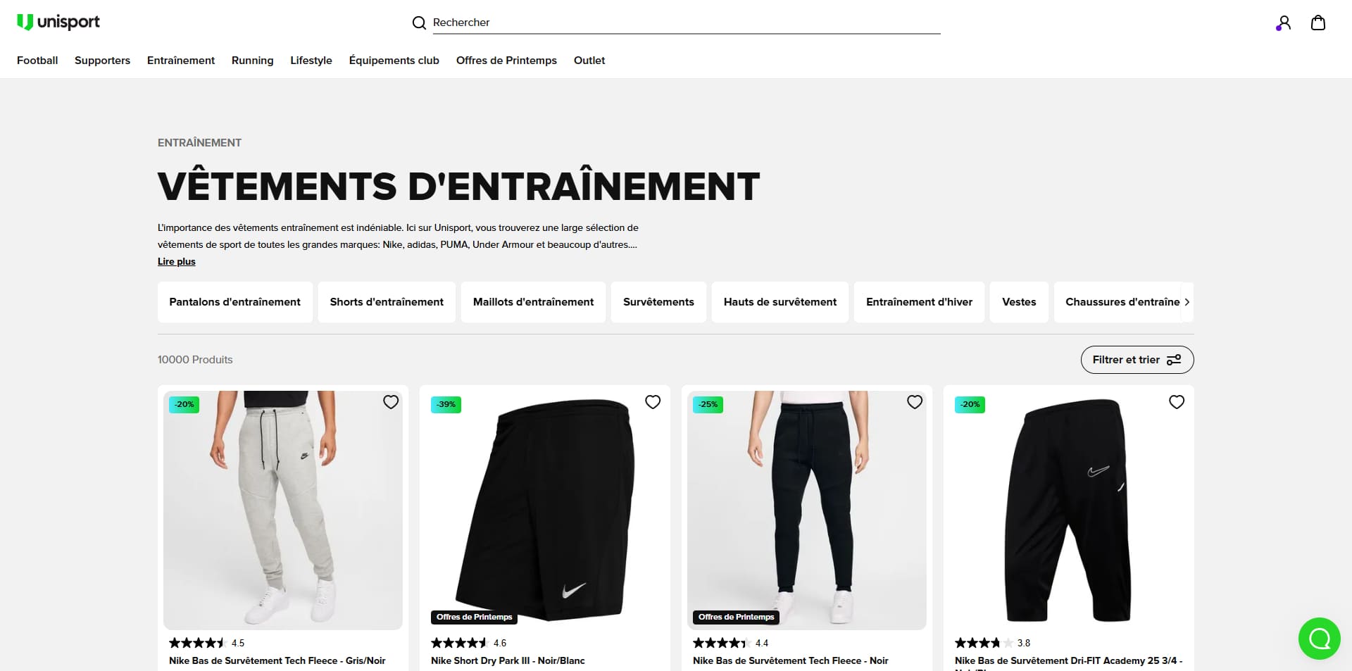 Unisportstore Bons de réduction