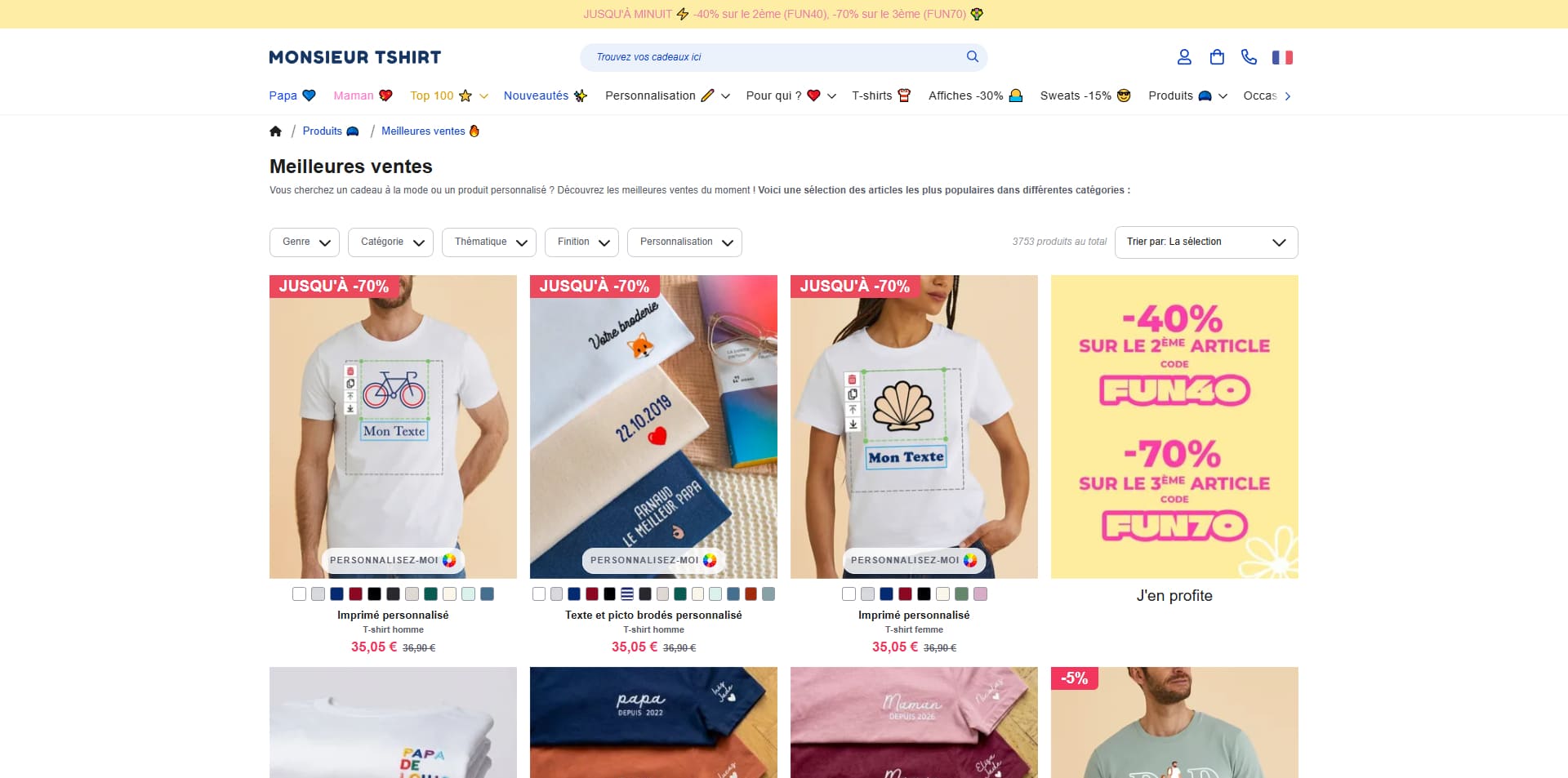 Monsieur TSHIRT coupons