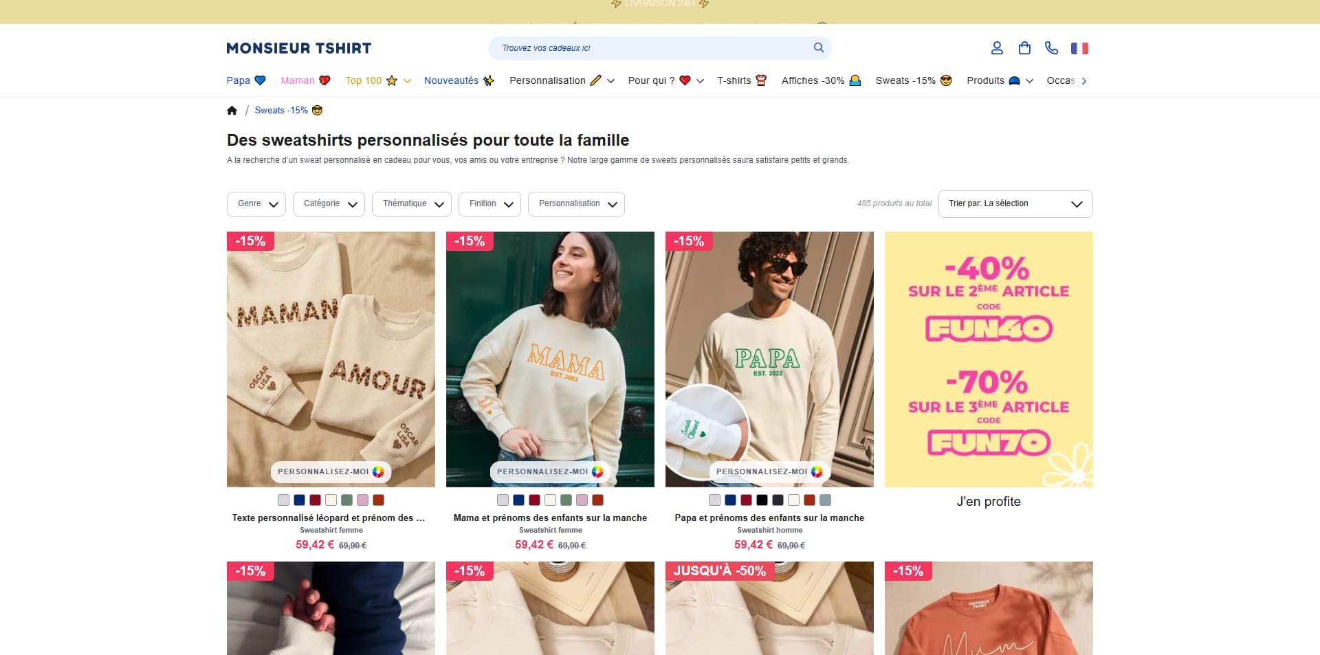 Monsieur TSHIRT Code promo