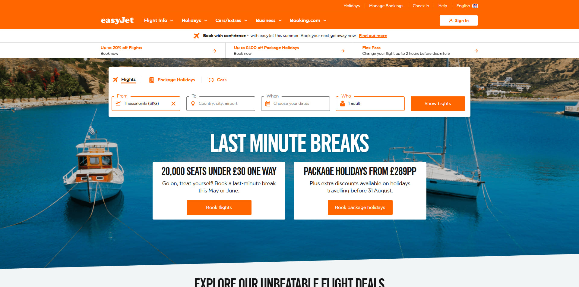 Easyjet coupons