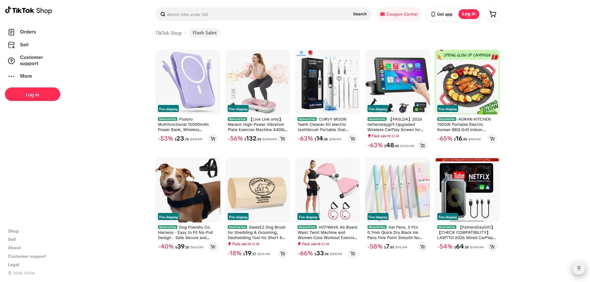 TikTok Shop coupons