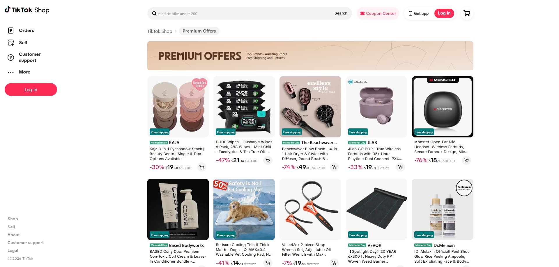 TikTok Shop Code promo