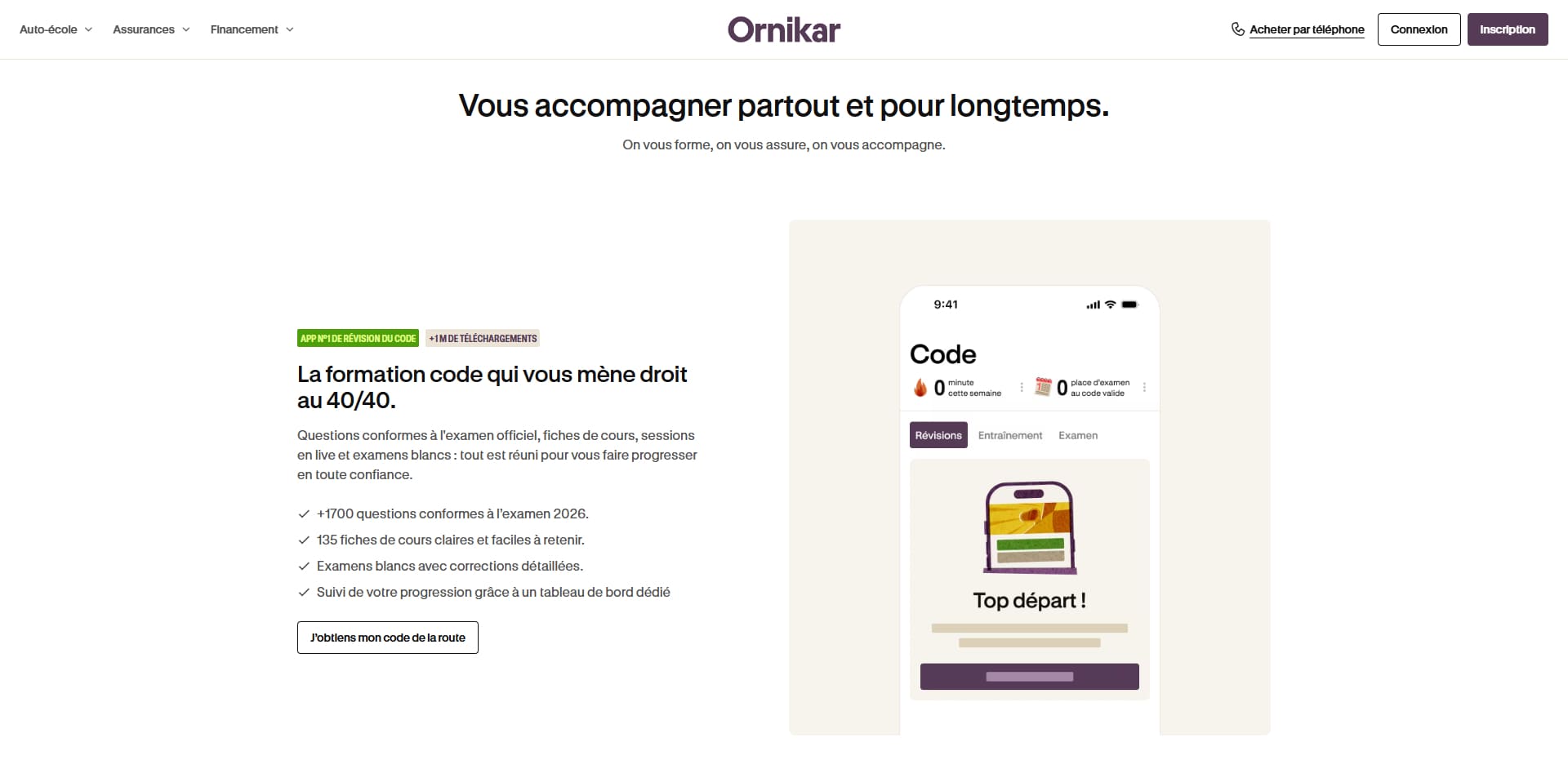 Ornikar coupons