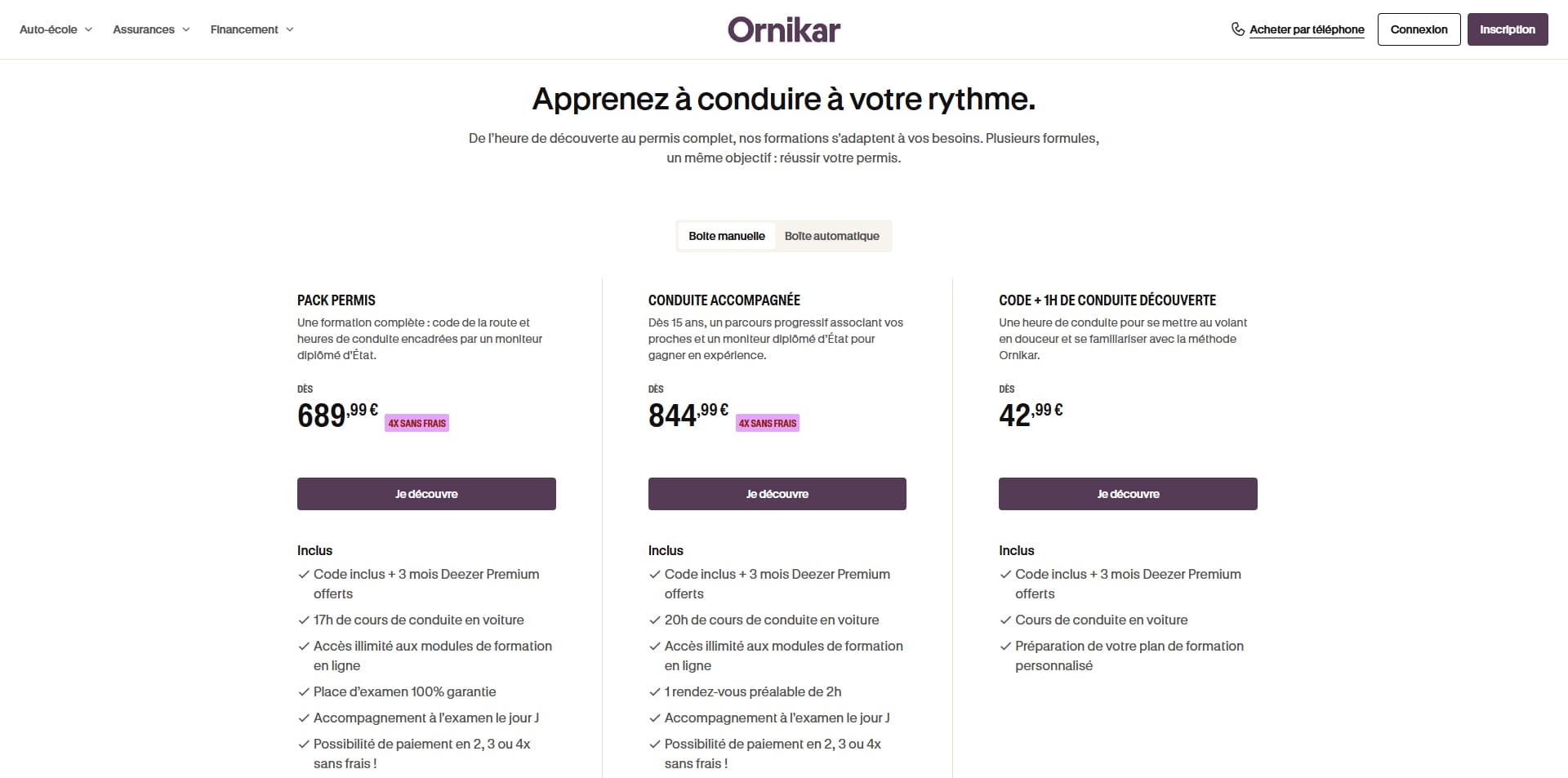 Ornikar Code de réduction