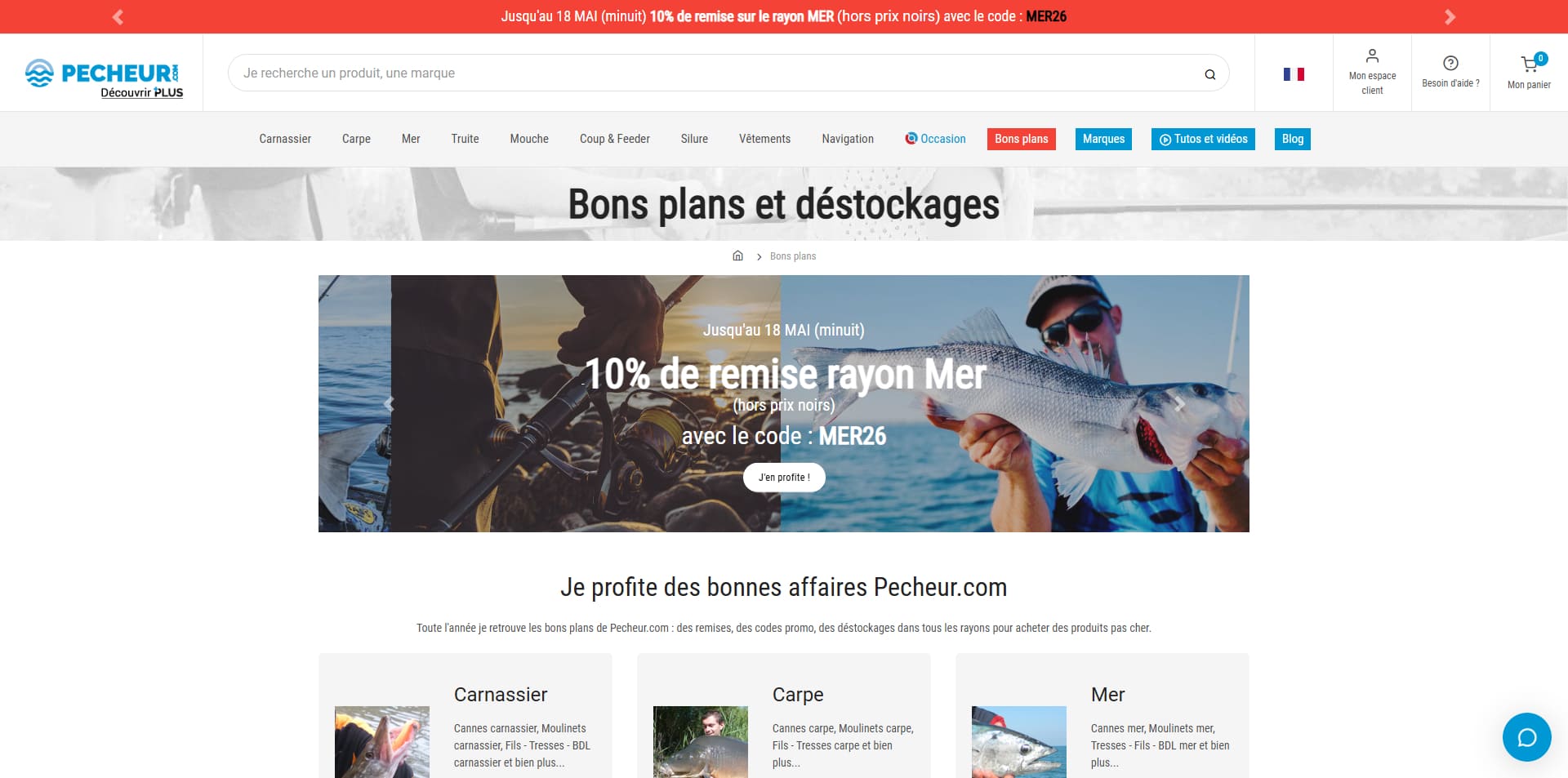 Pecheur Code promo
