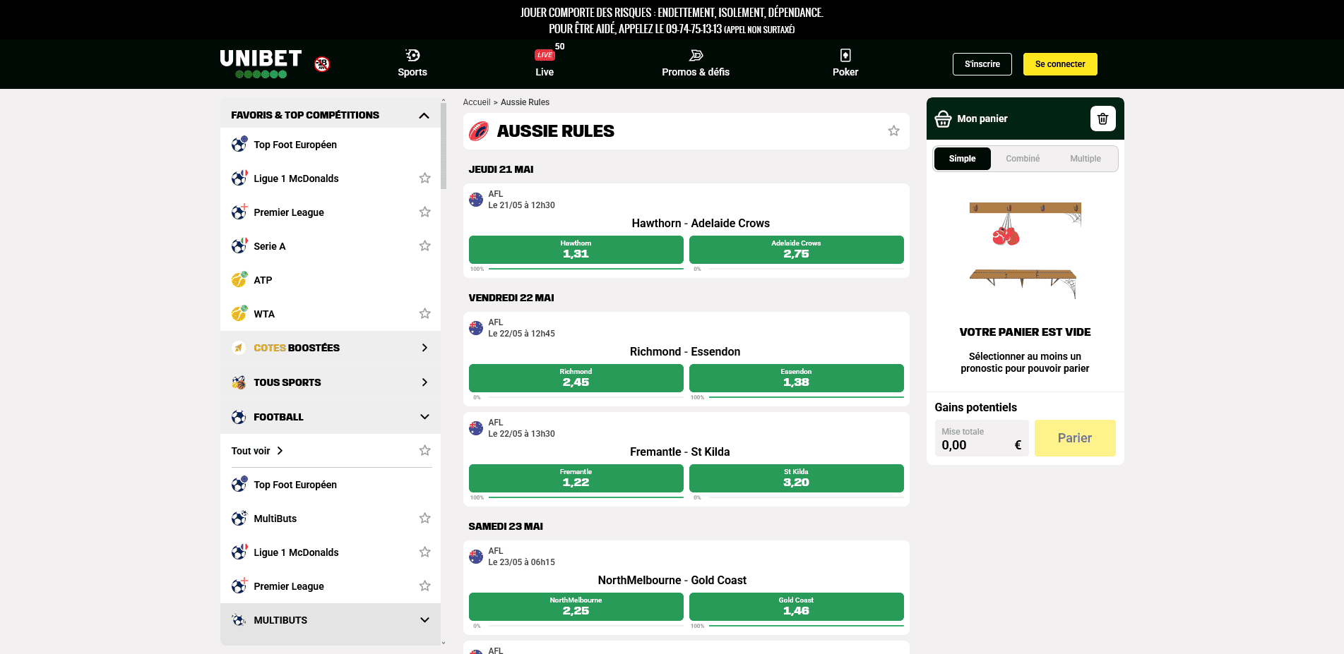 Unibet coupons