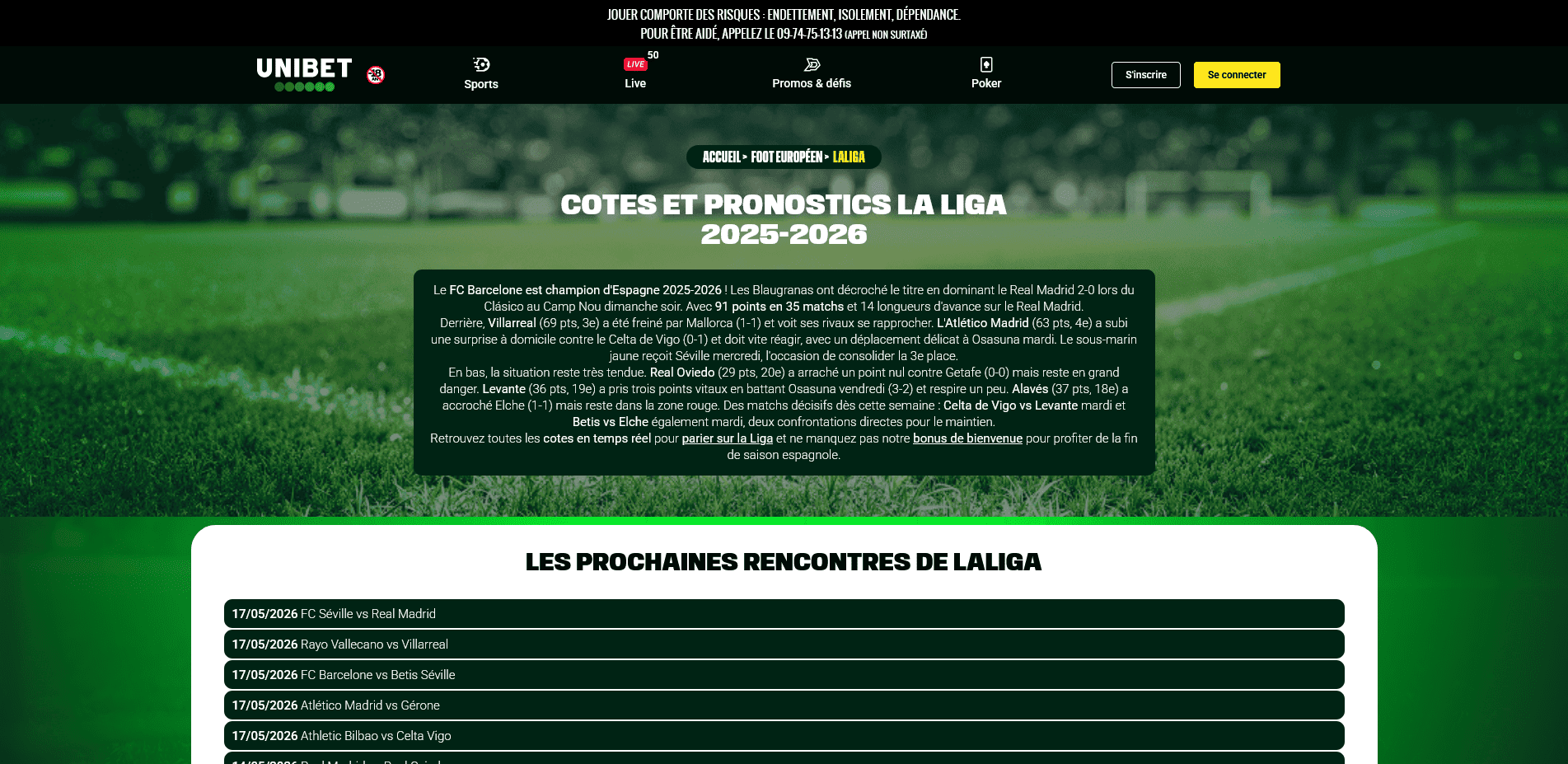 Unibet Bons de réduction