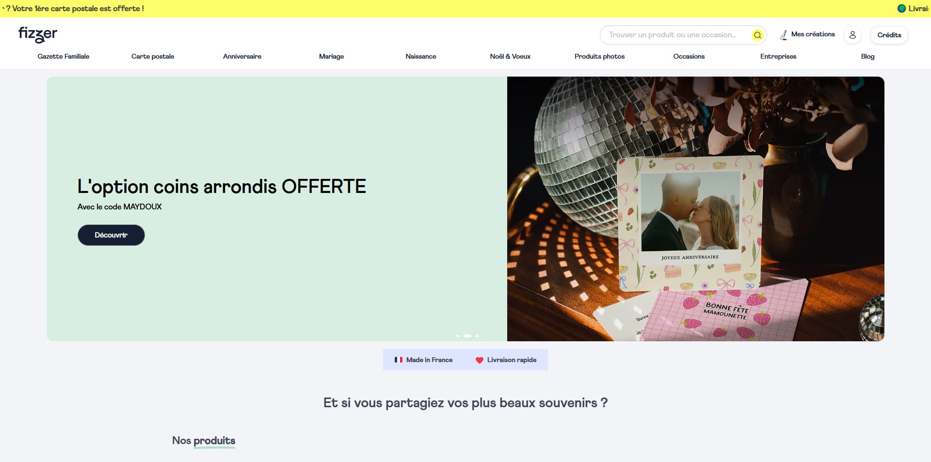 Fizzer Code de réduction