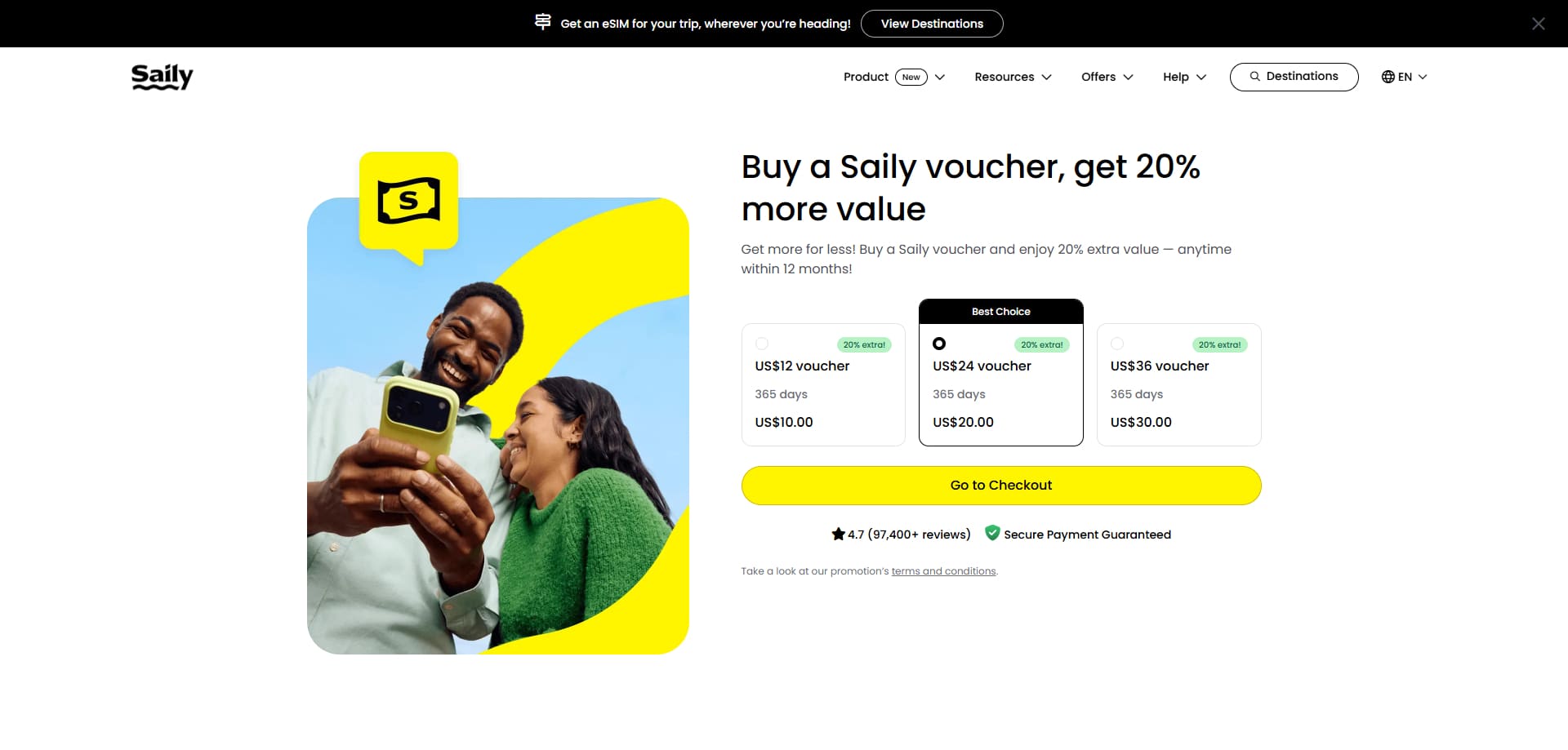 Saily Code promo