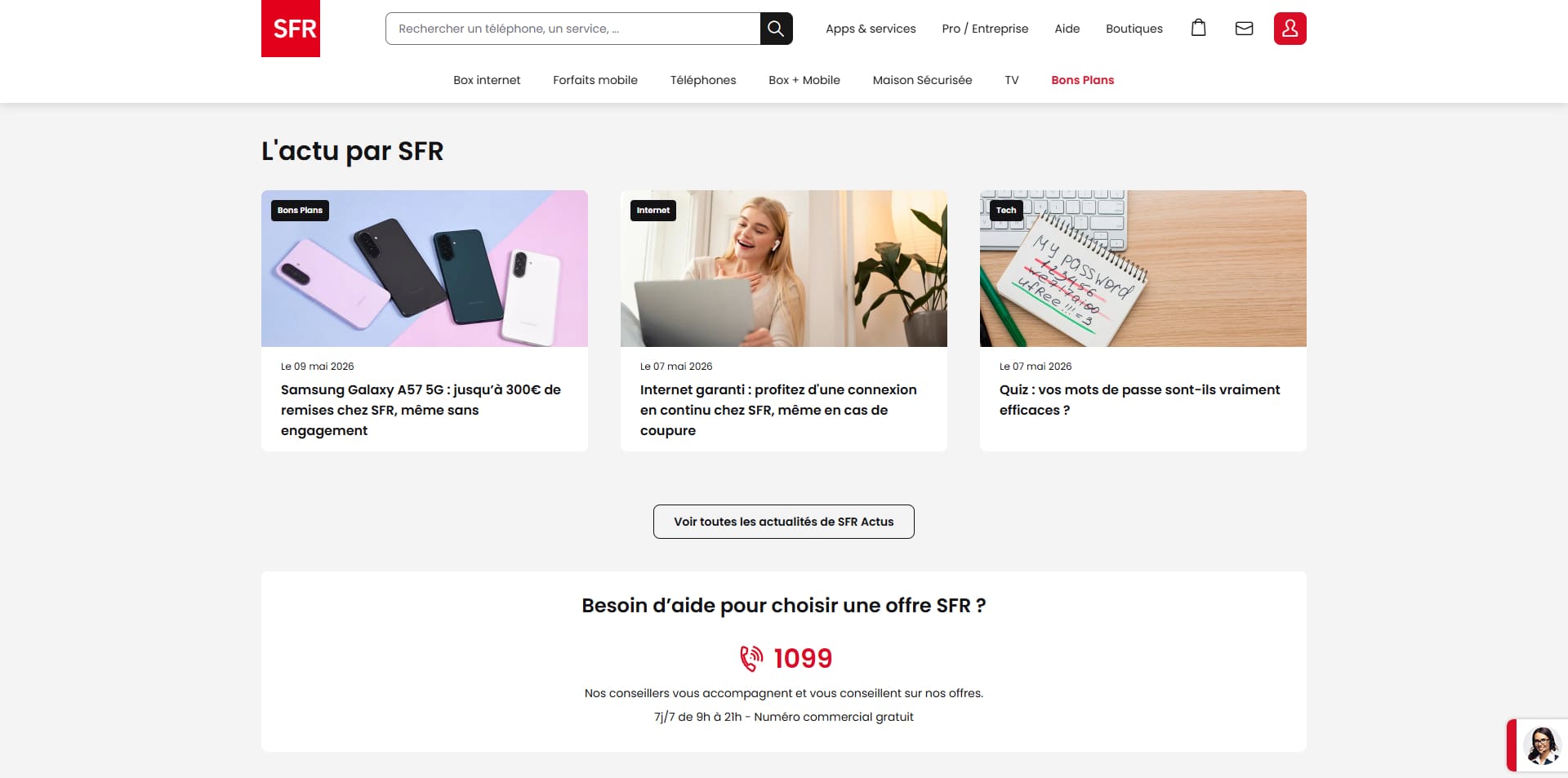SFR coupons