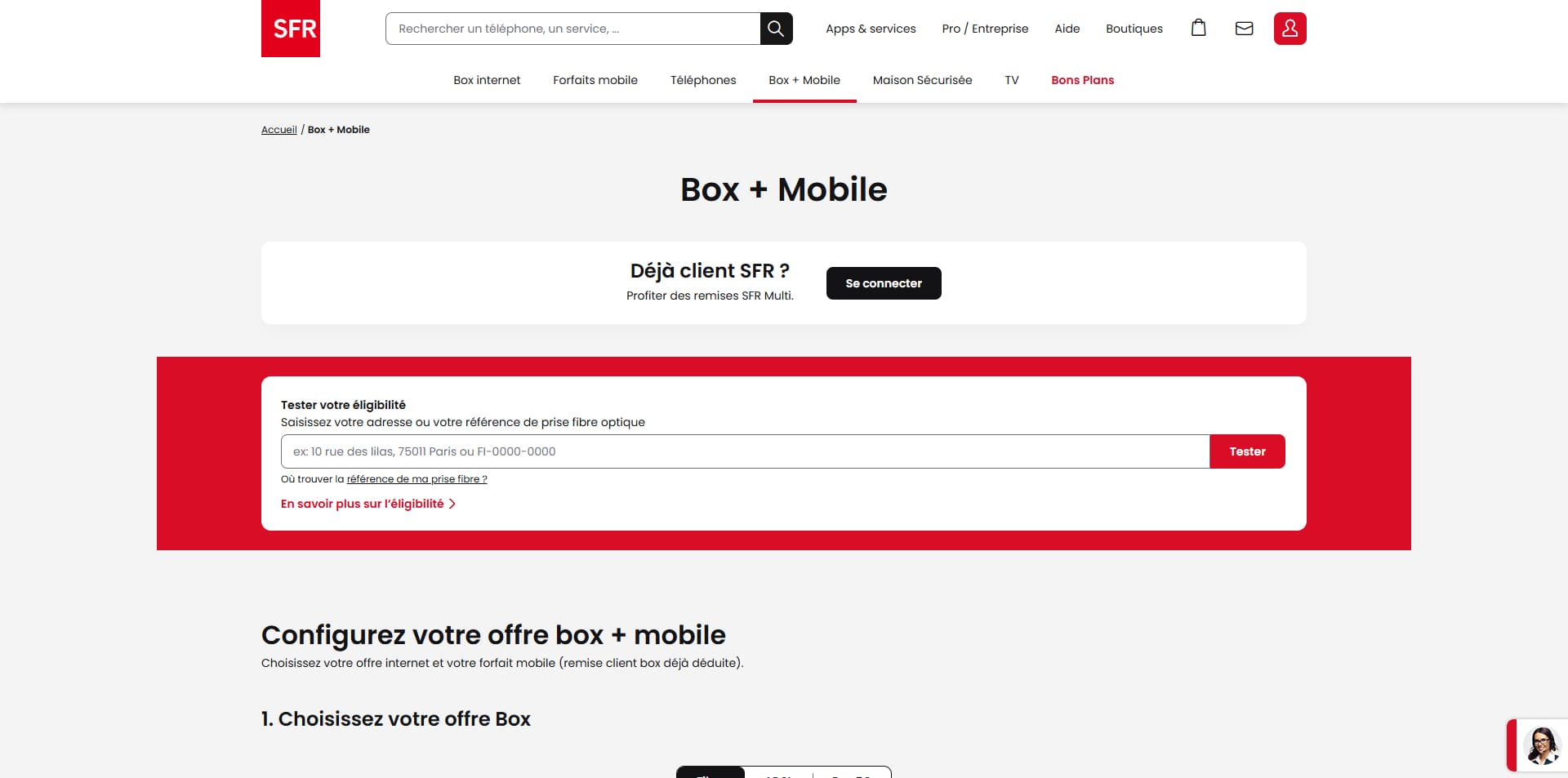 SFR Code promo