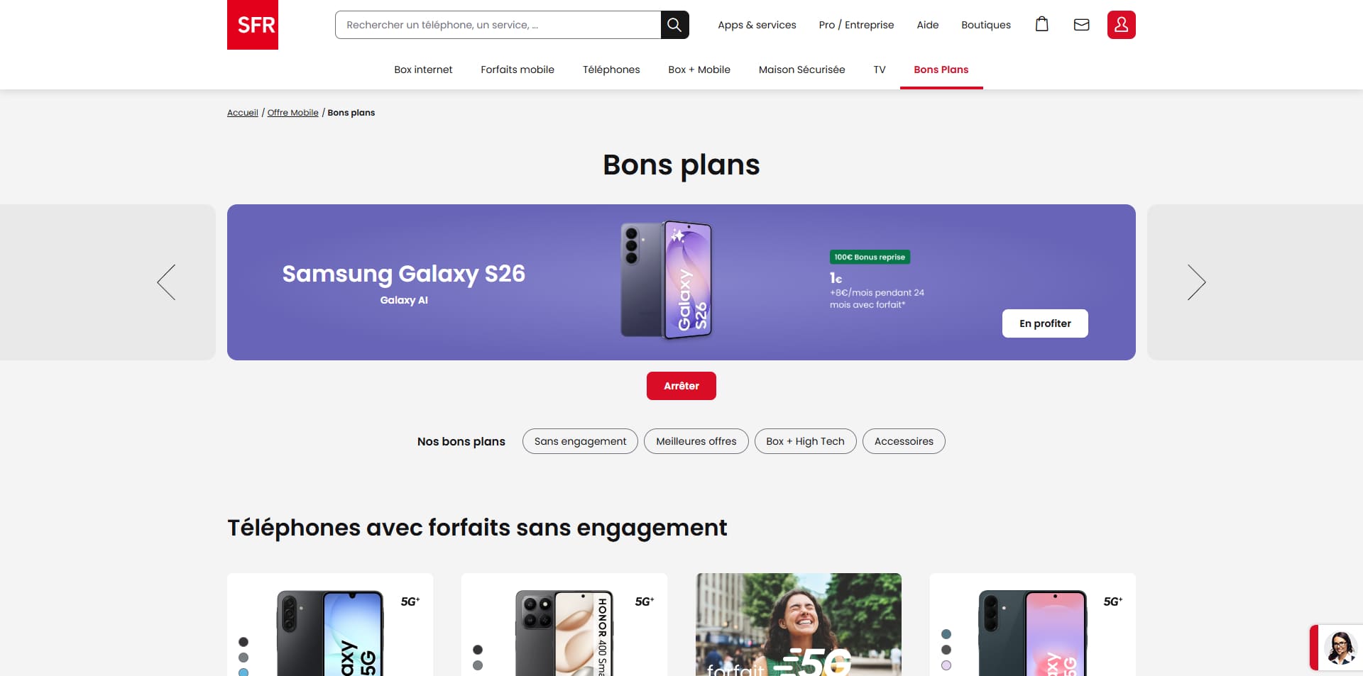 SFR Code de réduction
