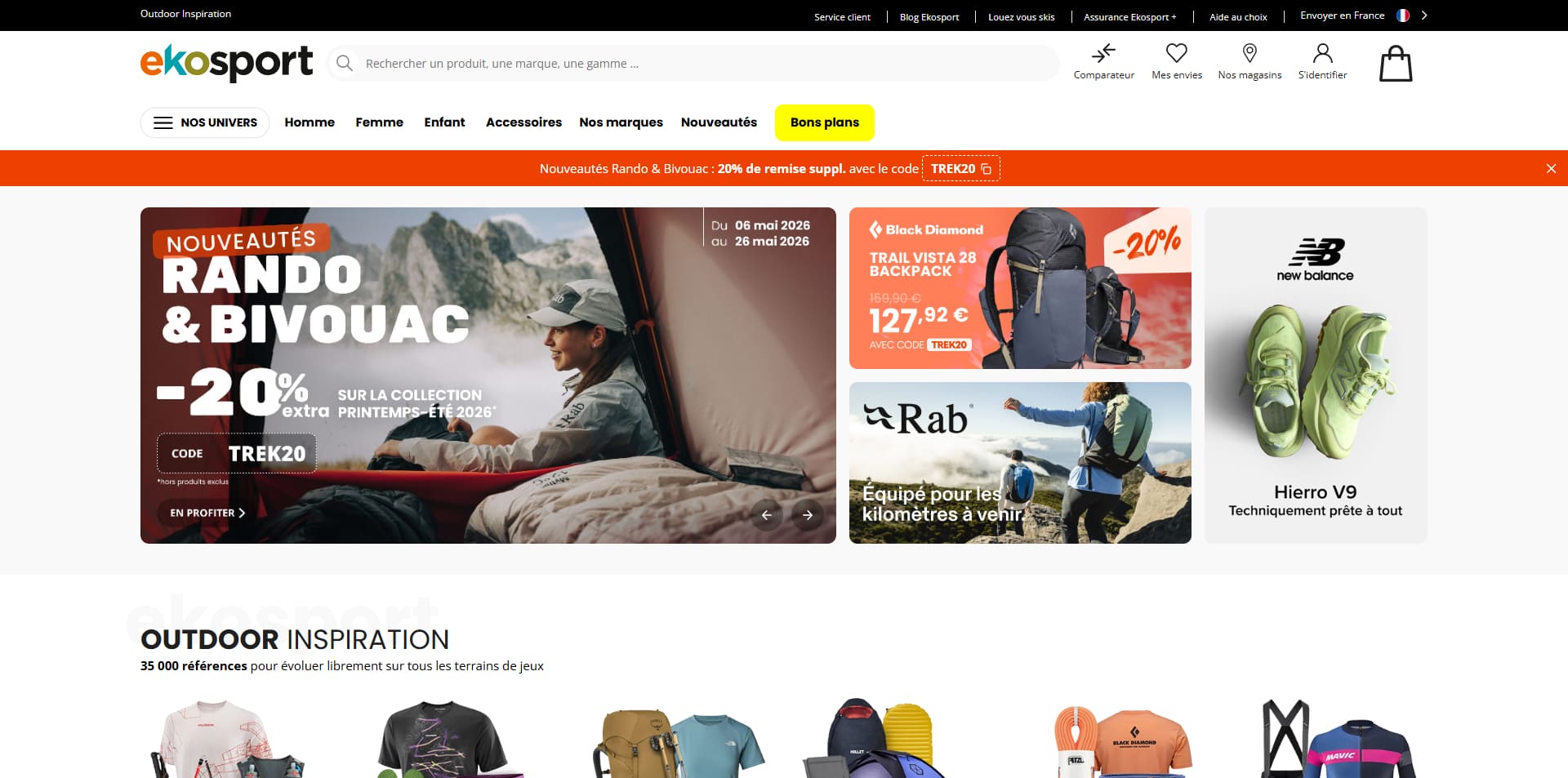 Ekosport Code de réduction