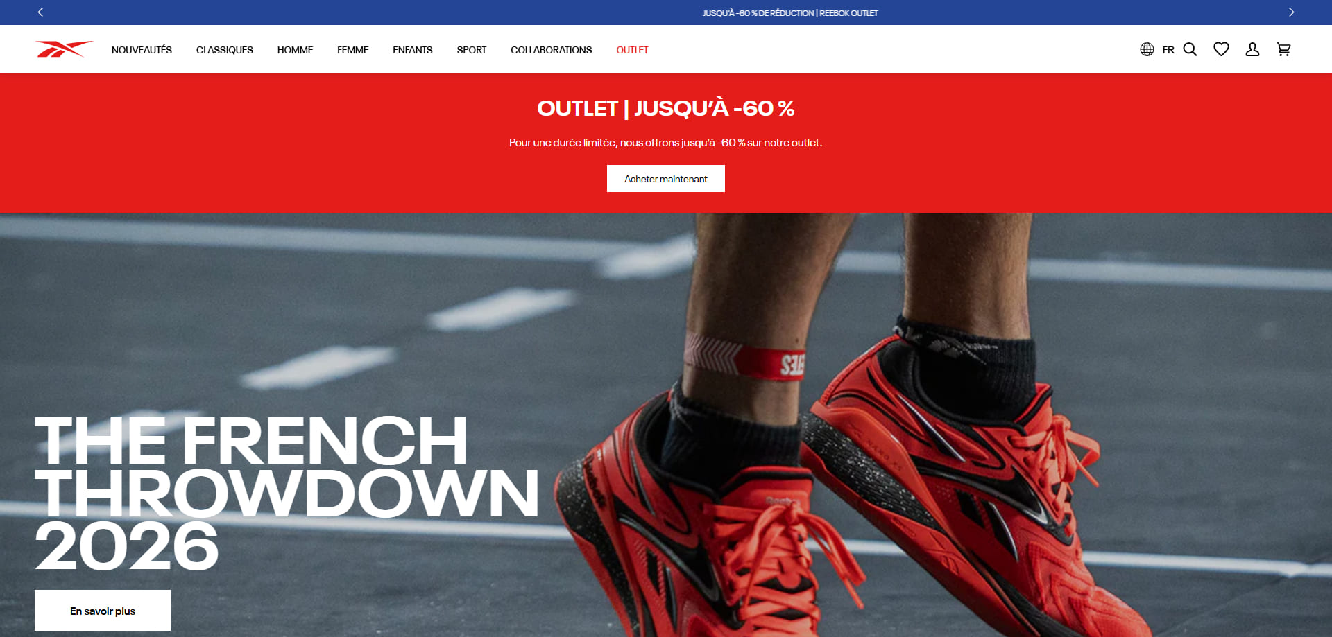 Reebok Code de réduction