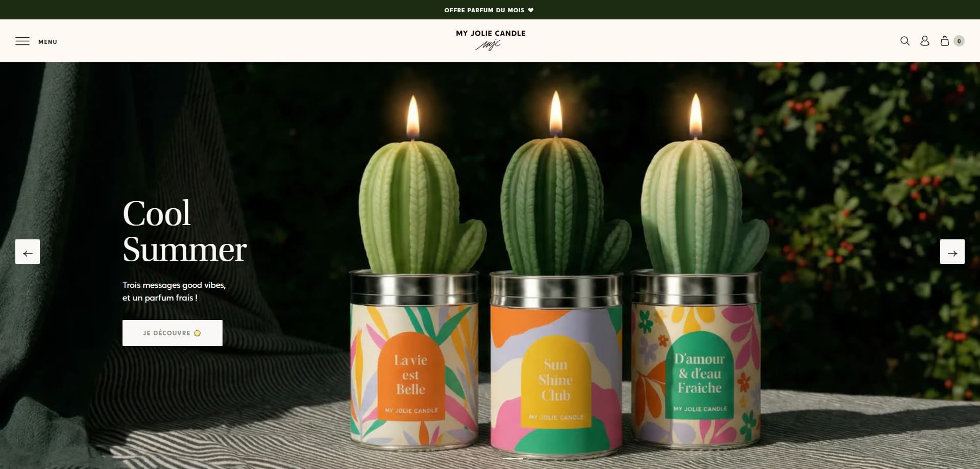 My Jolie Candle coupons