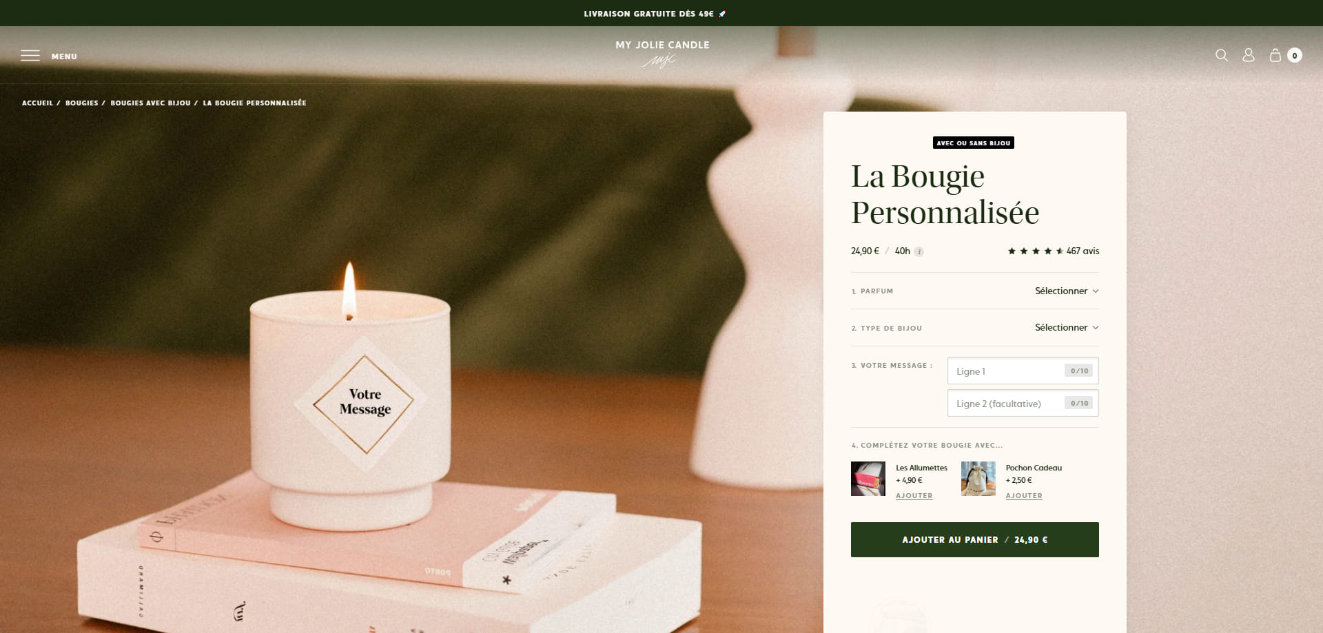 My Jolie Candle coupons