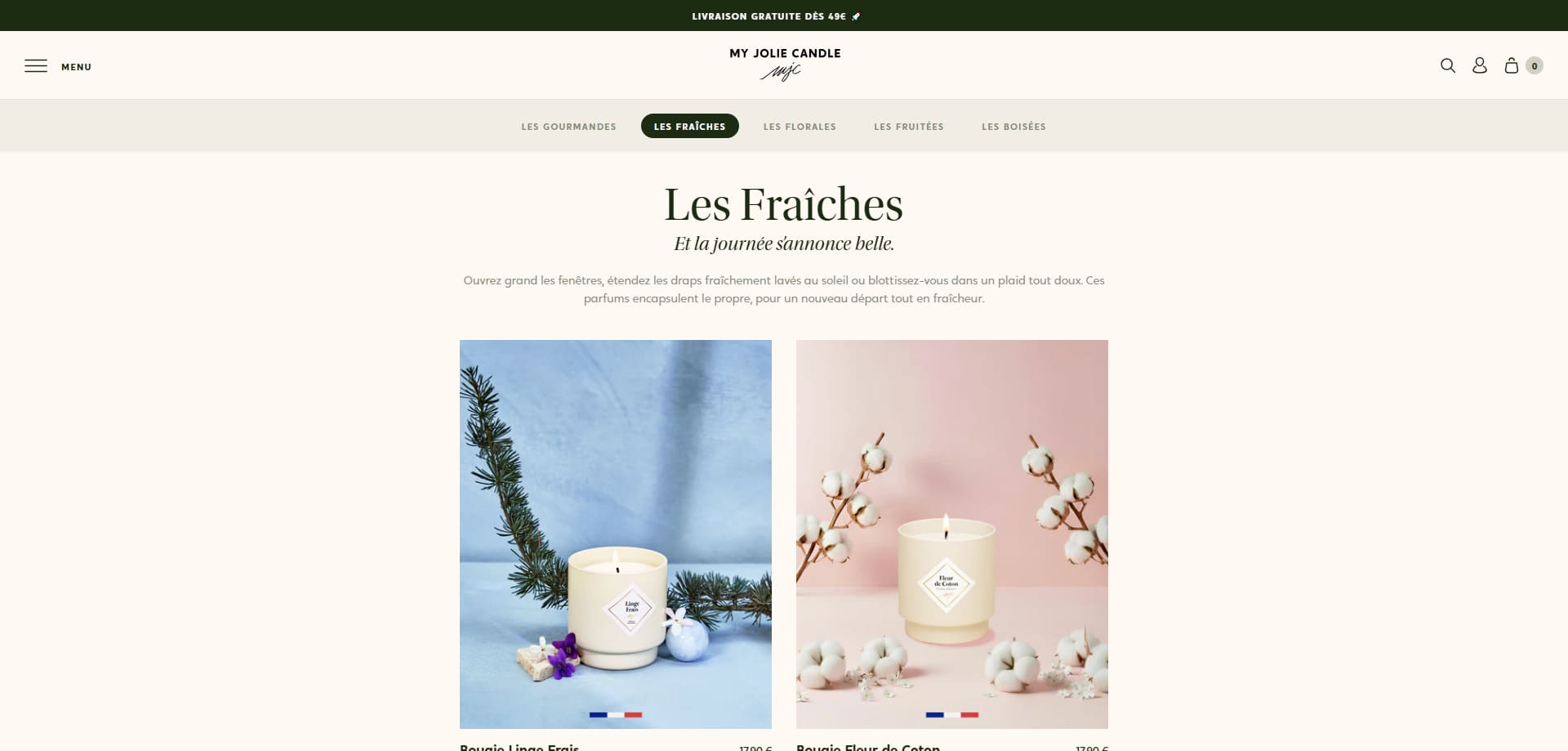 My Jolie Candle Code de réduction