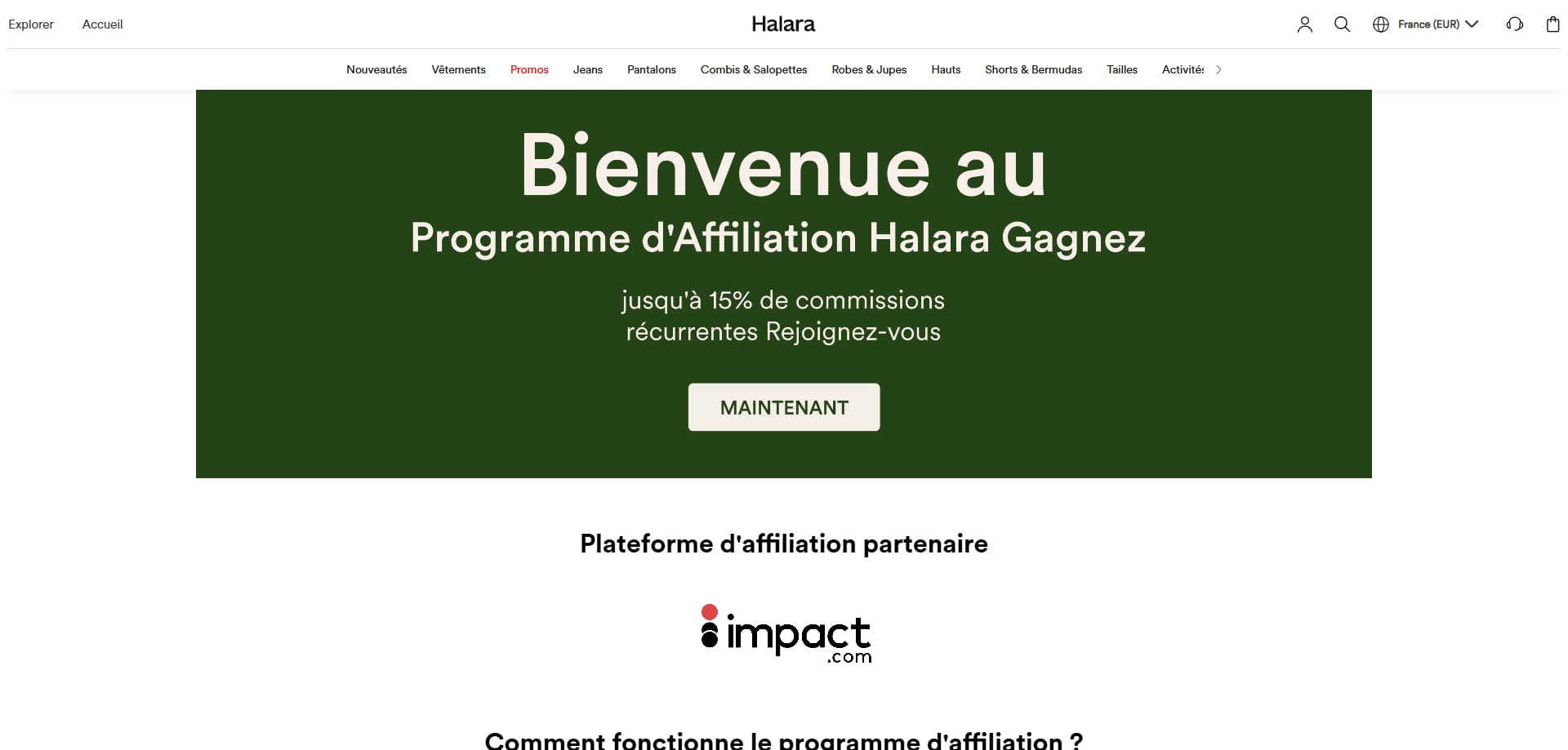 Halara Code de réduction