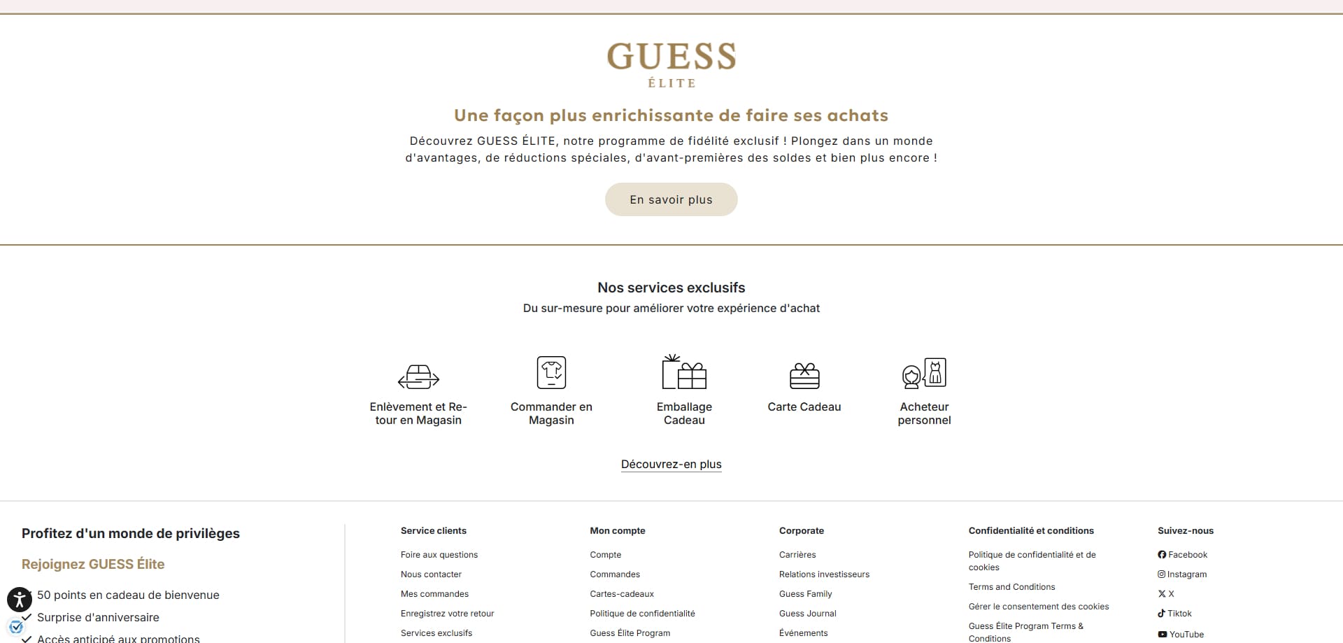 Guess Bon d'achat