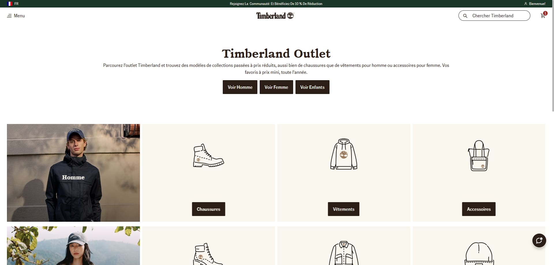 Timberland Code promo