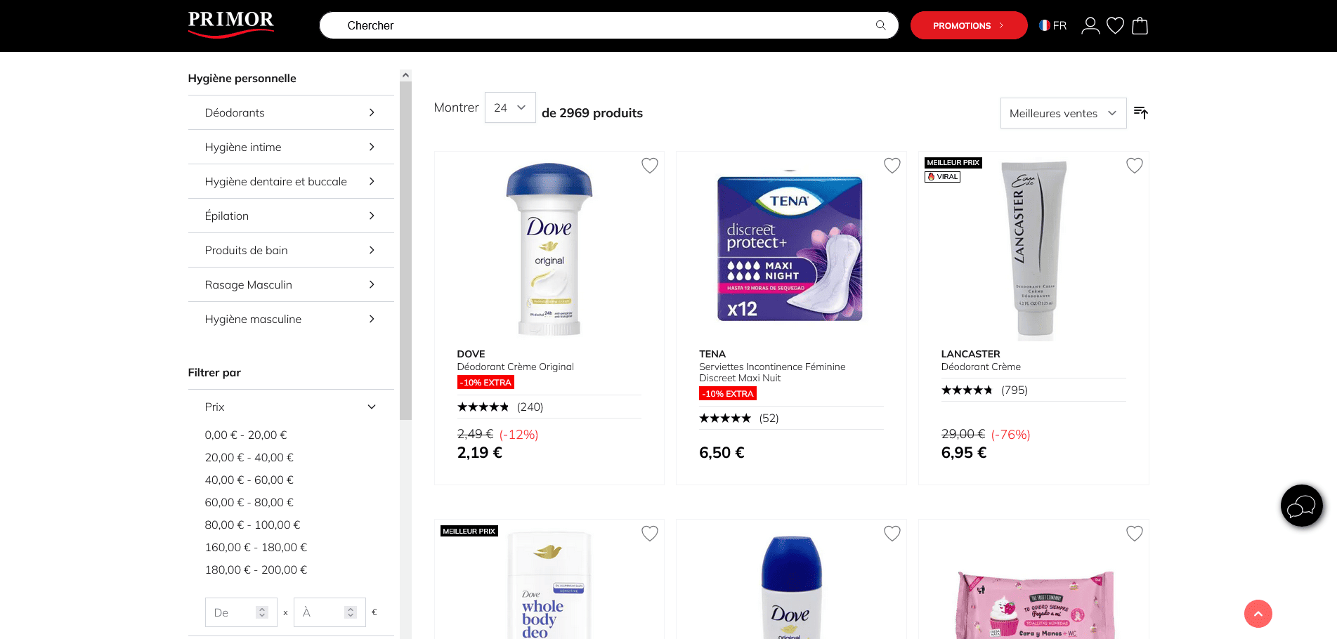 Primor Code de réduction