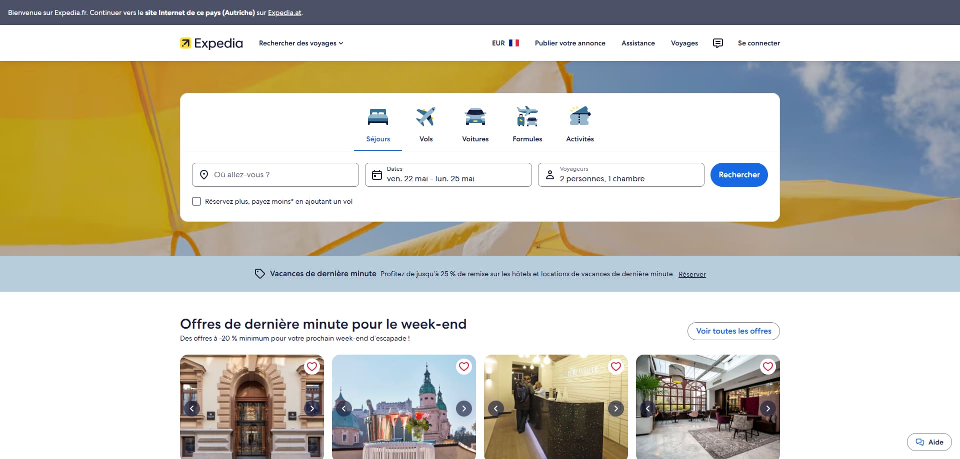 Expedia Code de réduction