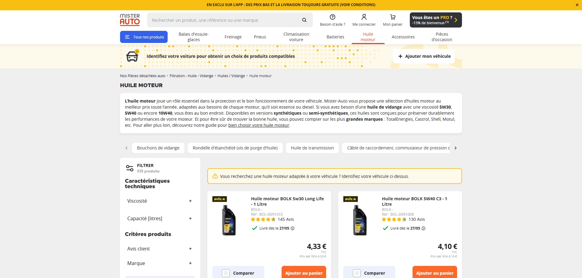 Mister Auto Code de réduction
