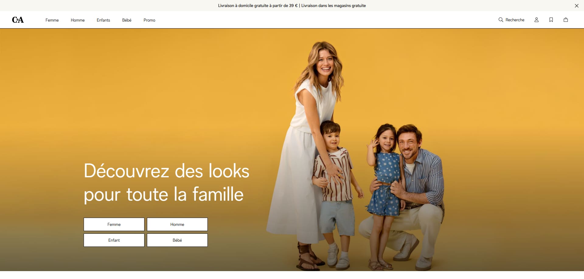 C&A Code de réduction