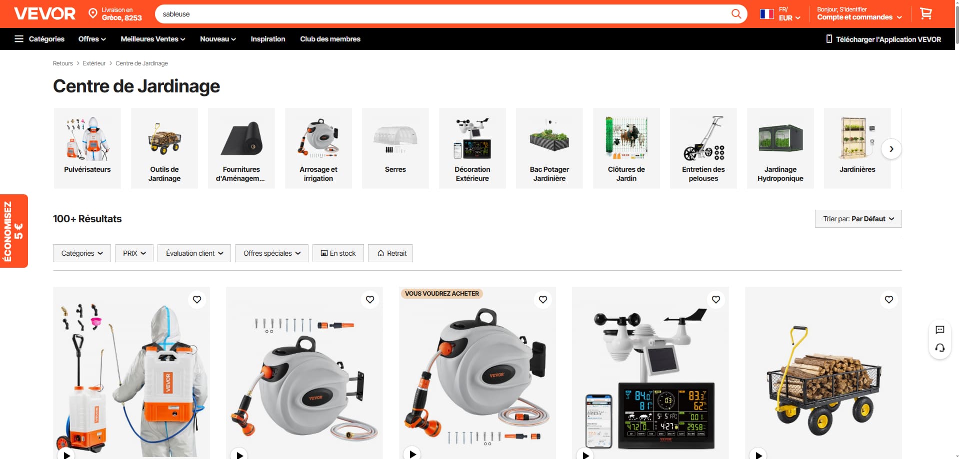 Vevor Bon d'achat