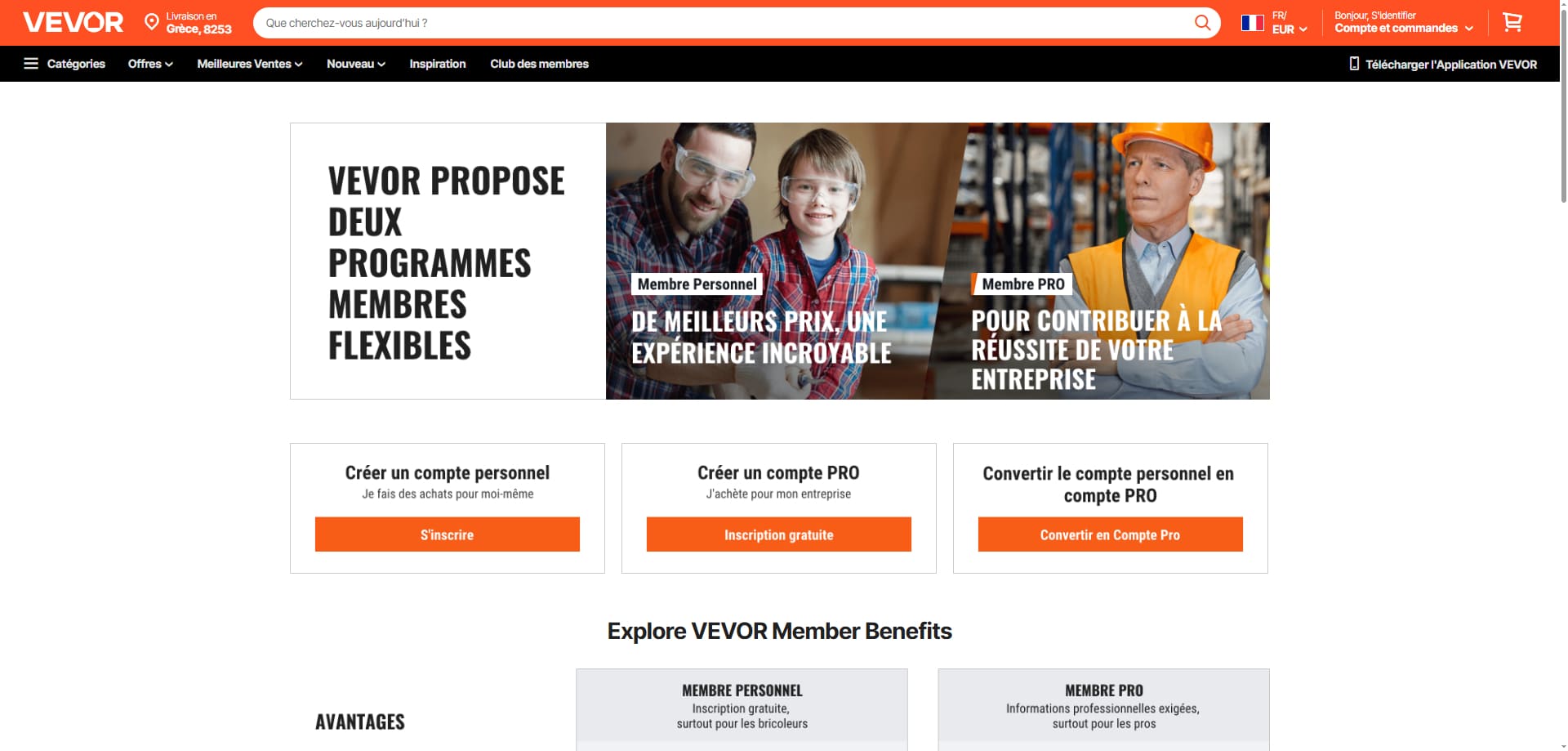 Vevor Bons de réduction
