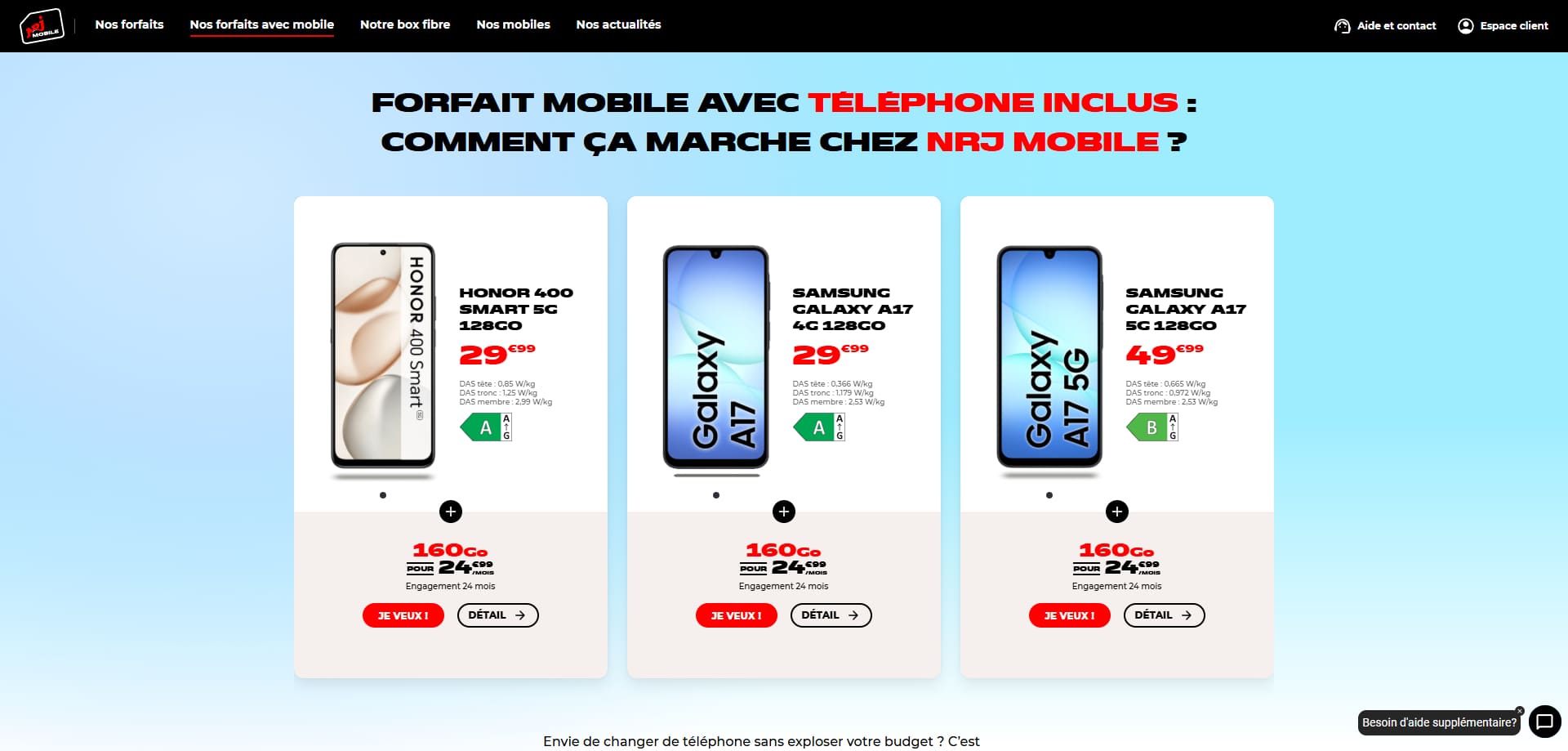 NRJ Mobile Bon d'achat