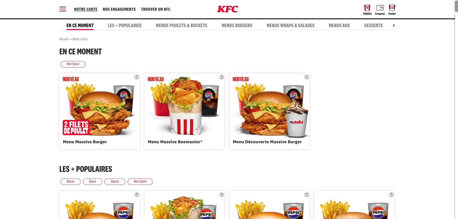 KFC coupons