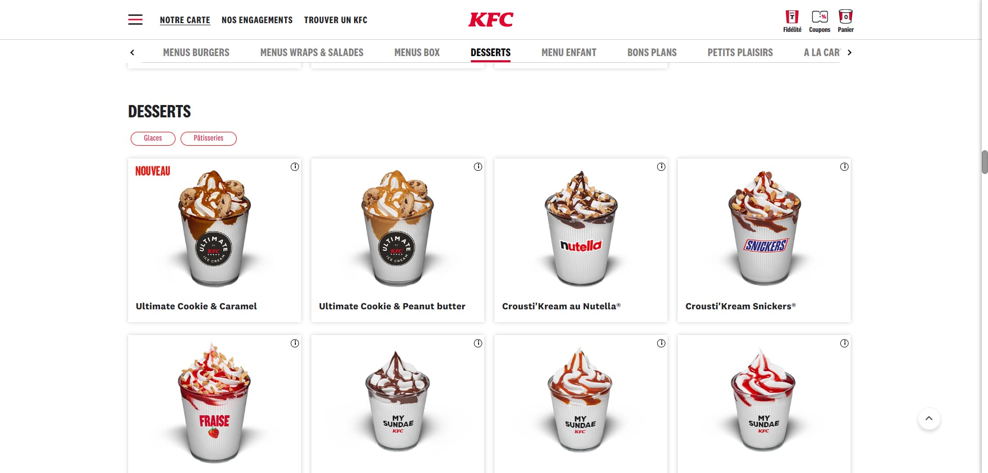KFC Code promo