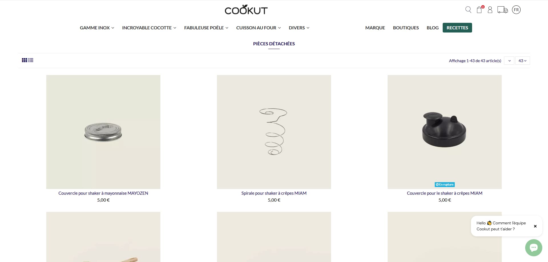 COOKUT Code de réduction
