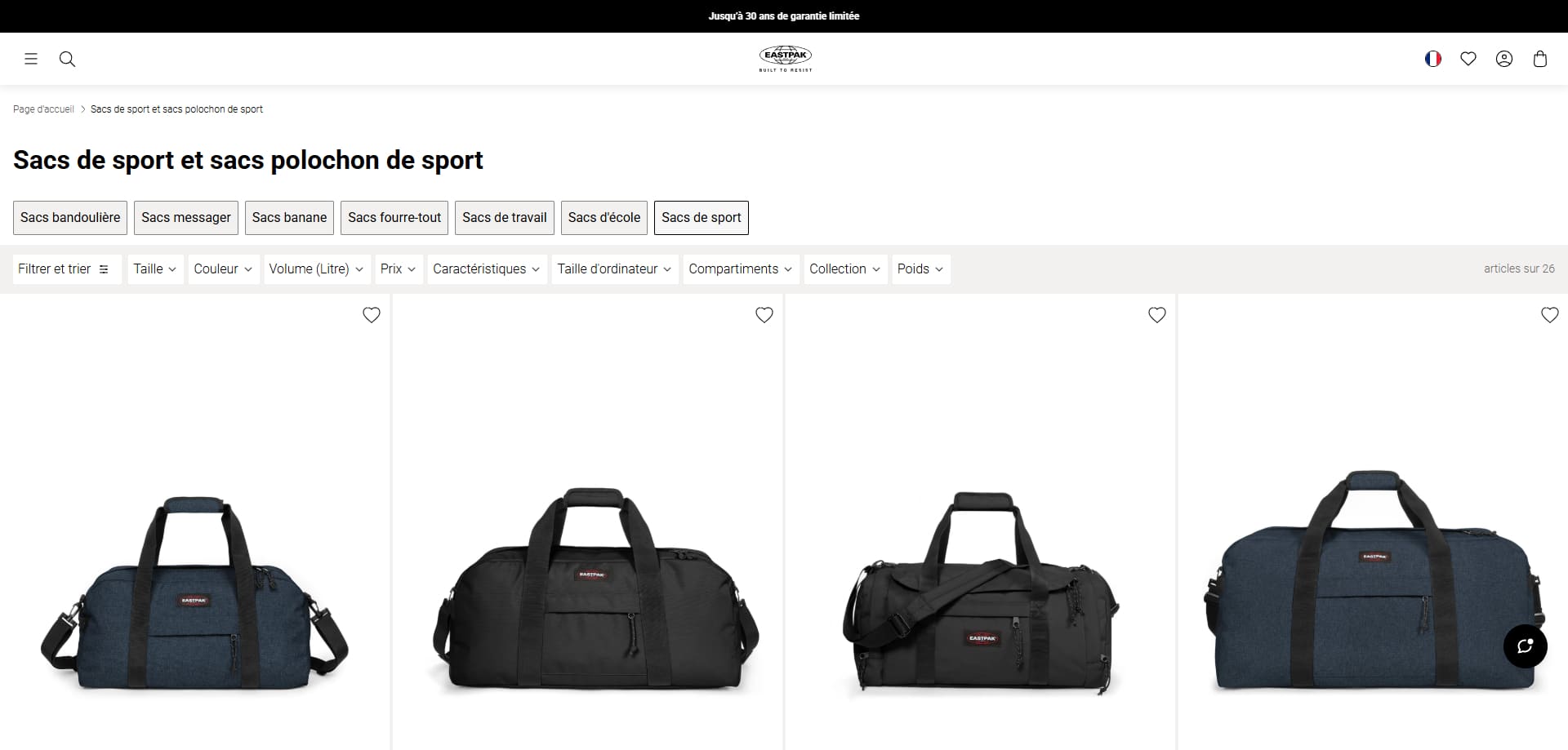Eastpak Bons de réduction