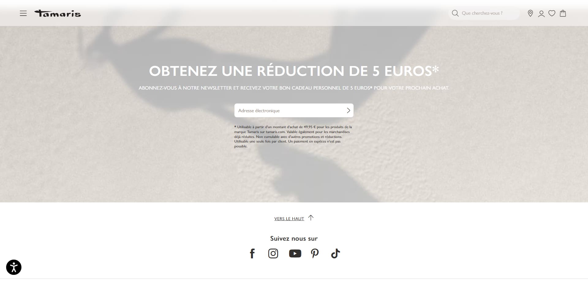 Tamaris Bon d'achat