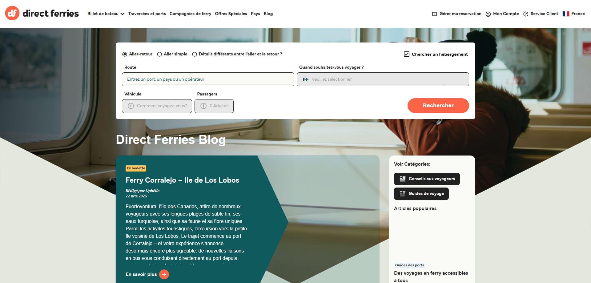 Direct Ferries Code promo