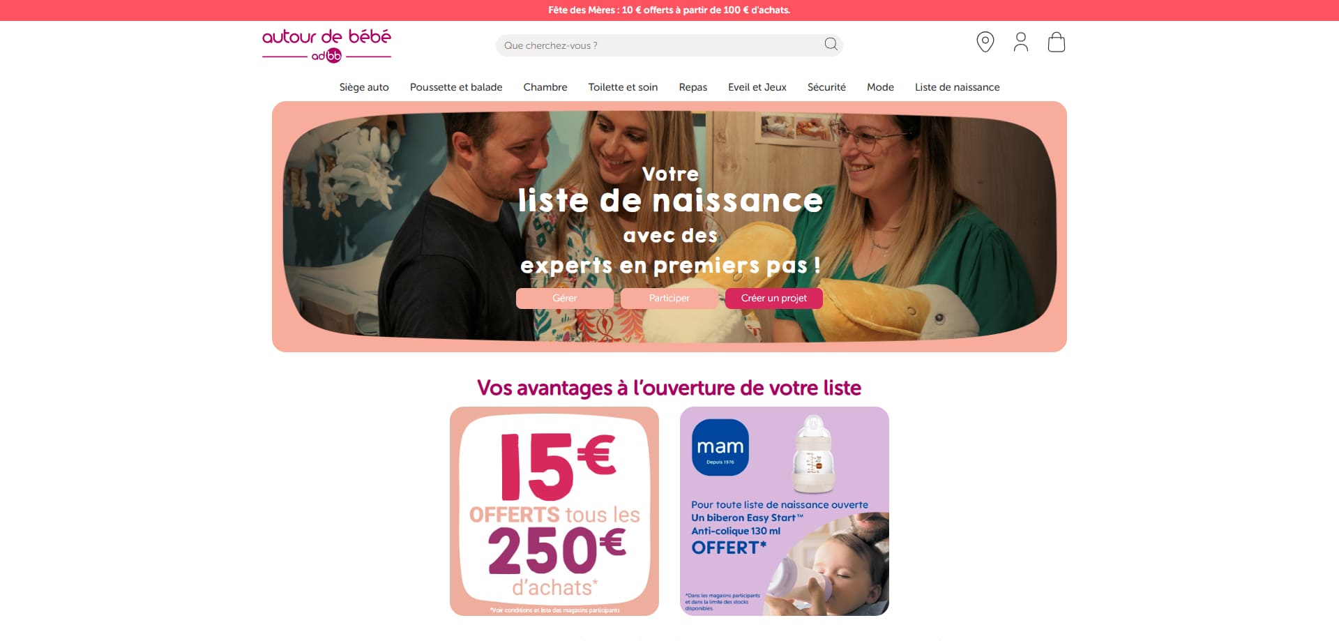 Autour de bébé Code promo