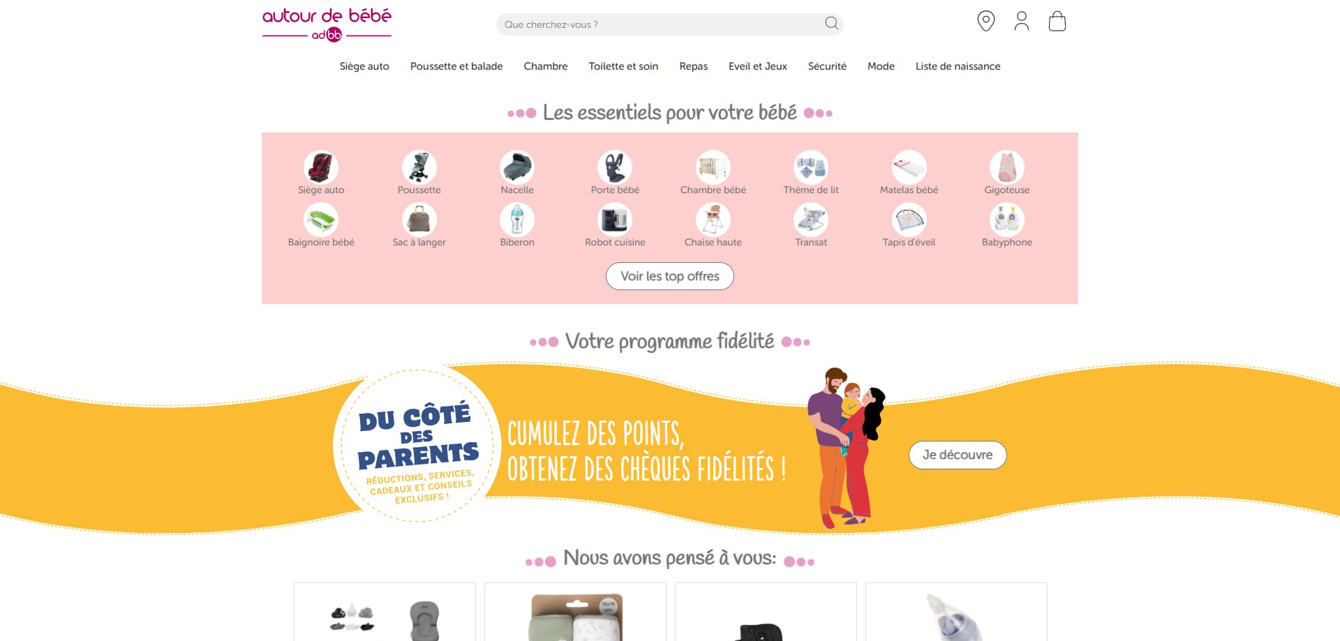 Autour de bébé