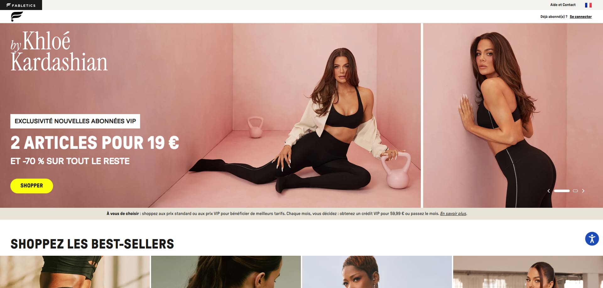FABLETICS Code de réduction