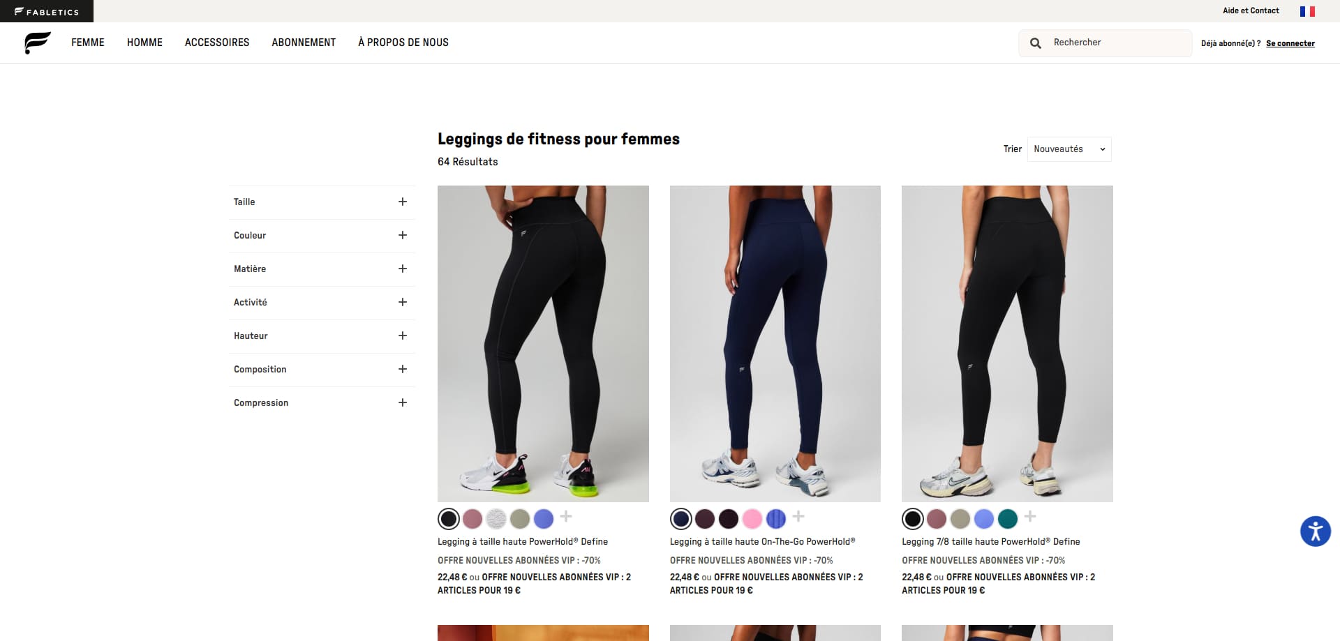 FABLETICS Code promo