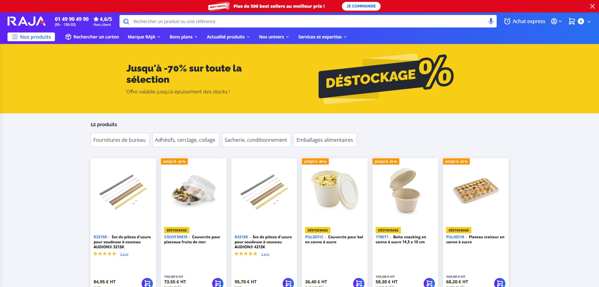 RAJA Bons de réduction