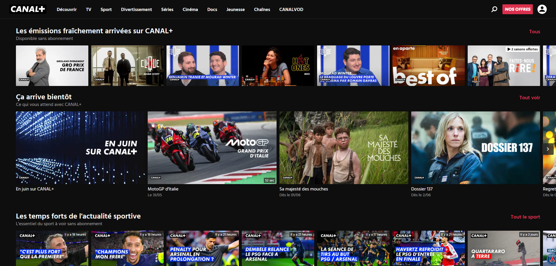 CANAL Plus coupons