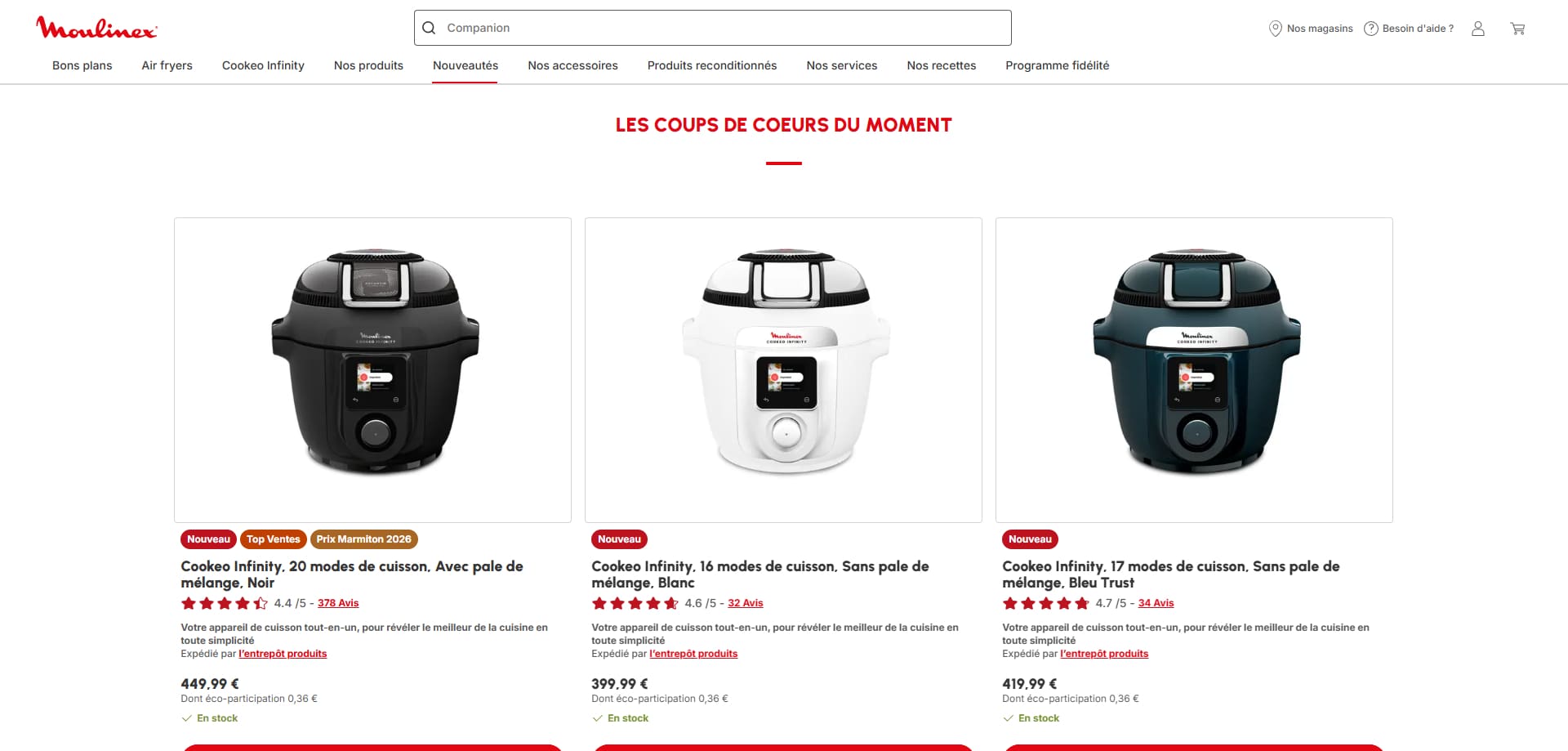 Moulinex Code de réduction