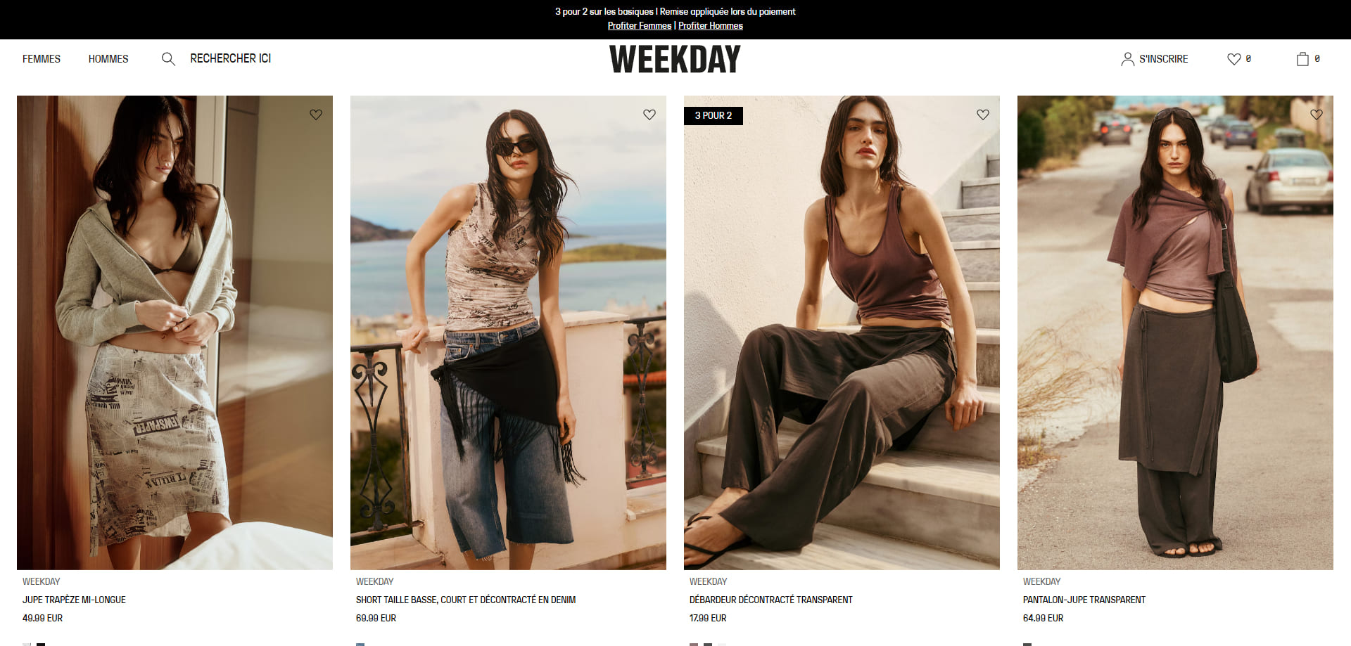 Weekday Bon d'achat