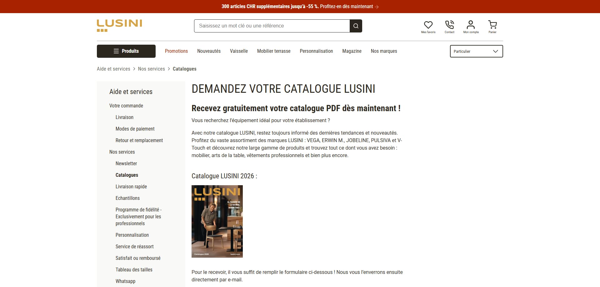 LUSINI Code promo