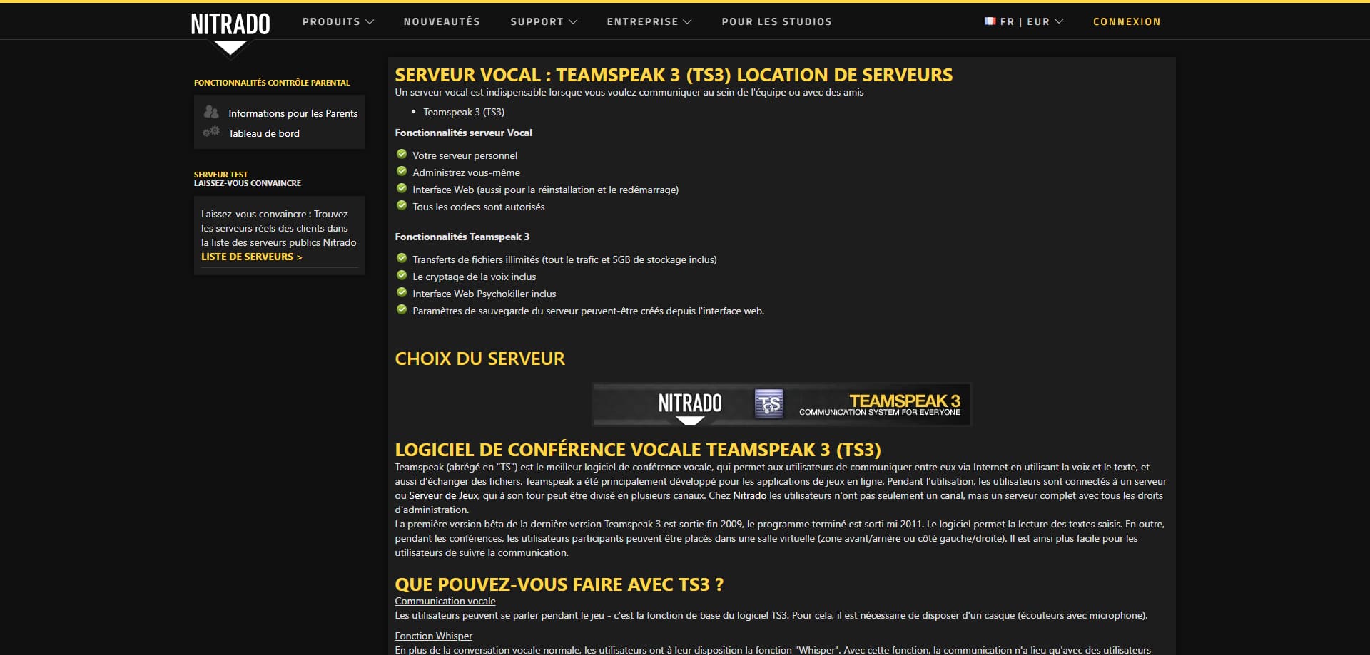 NITRADO Code promo