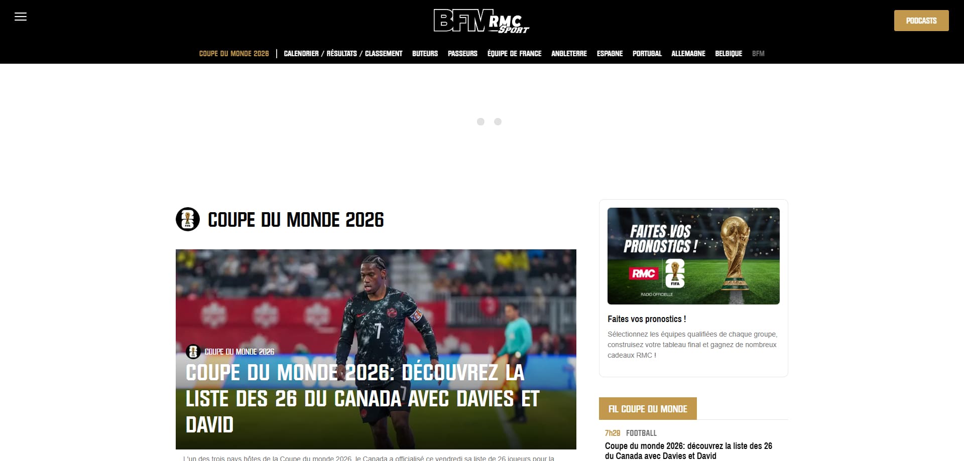 RMC Sport Code promo