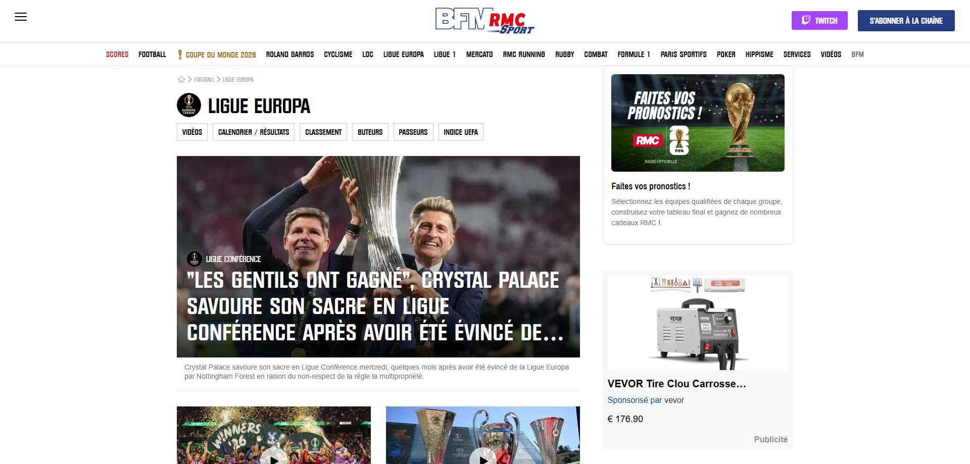 RMC Sport Code promo